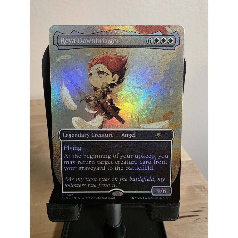 Reya Dawnbringer (Rainbow Foil) #1682 (NM) Secret Lair Drop SLD Magic MTG